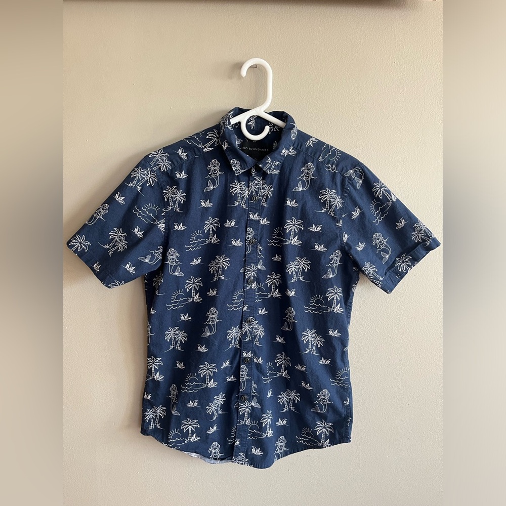 Blue Hawaiian Shirt